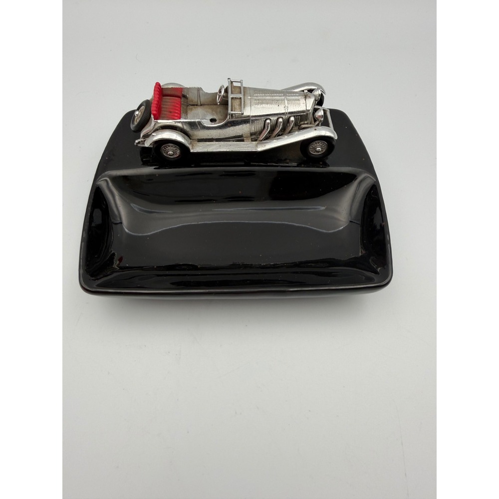 Vintage Lesney England Ceramic Ashtray 1928 Mercedes-Benz 36/220 Diecast Car